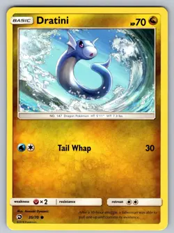 Dratini 35/70 Common Dragon Majesty Pokemon Near Mint - Image 1