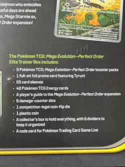 Pokemon Perfect Order Elite Trainer Box ETB New & Sealed - Image 3