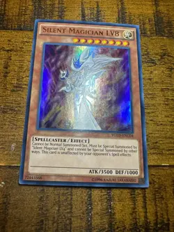 Silent Magician LV8 YGLD-ENC04 Unlimited Edition Ultra Rare NM + BONUS - Image 1