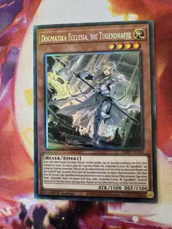 YU-GI-OH! - Dogmatika Ecclesia, die Tugendhafte - RA01-DE020 - 1.Auflage - Colle - Image 1