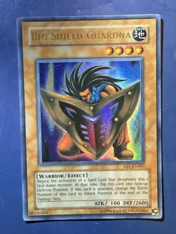 Konami Big Shield Guardna DB1-EN097 Dark Beginning 1 Effect Warrior Yu-Gi-Oh! - Image 1