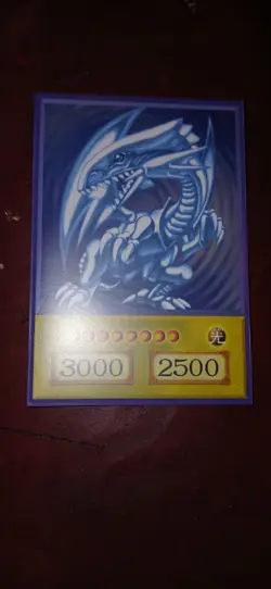 Custome Fan Made Yugioh Token Anime Style Blue-eyes White Dragon Orica - Image 1