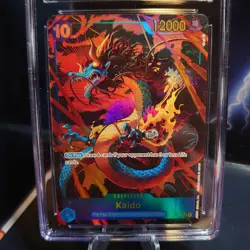 CGC PRISTINE 10 English One Piece 2023 Kaido Awakening of New Era - OP05-118 - Image 3