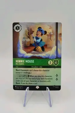 Disney Lorcana TCG: Minnie Mouse - Mrs. Cratchit (Epic) 213/204 Winterspell - NM - Image 1