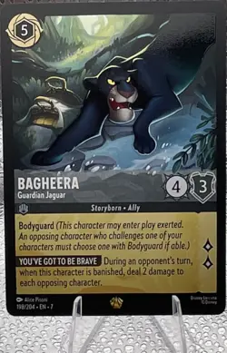 Disney Lorcana Bagheera-Guardian Jaguar 198/204 Legendary Archazia's Island Reg… - Image 1