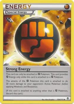 Pokemon - Strong Energy - 104/111 - Uncommon - XY - Furious Fists - NM - Image 1