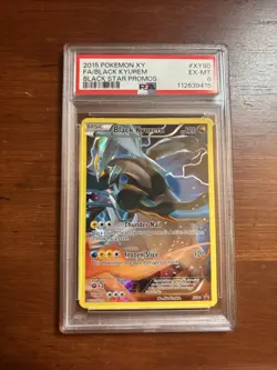 2015 Pokemon X Y Black Kyurem Black Star Promo Full Art PSA 6 EX MT - Image 1