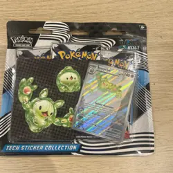 Pokemon Black Bolt SV10.5 3-Pack Tech Sticker Collection - Image 1