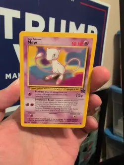 1 Vintage 1999 Pokemon Card Mew Black Star Promo 8 NM-Mint - Image 1
