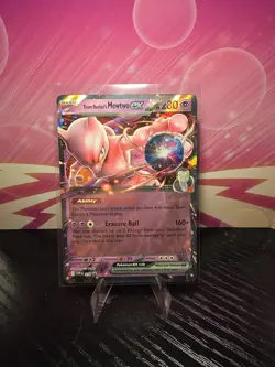 Team Rockets Mewtwo Ex SVP 216 Promo Pokemon Scarlett and Violet Destined Rivals - Image 1