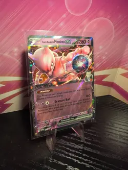 Team Rockets Mewtwo Ex SVP 216 Promo Pokemon Scarlett and Violet Destined Rivals - Image 2