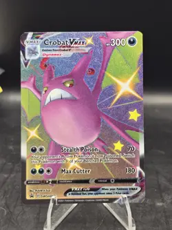 Pokemon TCG Crobat VMAX SWSH Black Star Promo #SWSH099 NM - Image 1