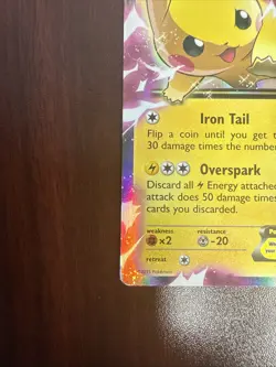 Pokemon TCG: Pikachu EX XY84 Black Star Promo - HP - Image 5