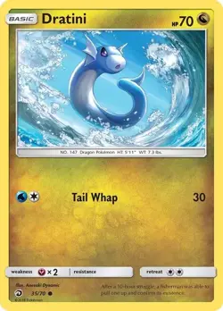 Dratini (35) - Dragon Majesty - Pokemon TCG - Lightly Played (LP) - Image 1