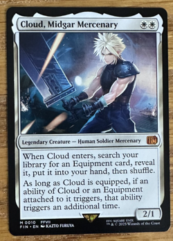 MTG Final Fantasy, Cloud, Midgar Mercenary - Image 1