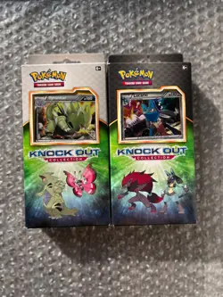 Pokemon Lucario +Tyranitar Knock Out Collection 2017 Sealed NIB - Image 1