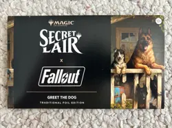 MTG Secret Lair x Fallout: Greet the Dog [Foil Edition] New and Sealed - Image 1