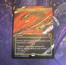 Wizards of the Coast MTG Ruinous Ultimatum Red White Black Sorcery TDM M/NM - Image 1