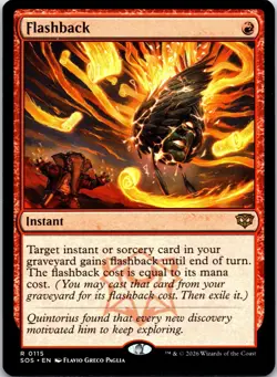 Flashback 115 Rare Secrets of Strixhaven Magic: The Gathering Near Mint - Image 1