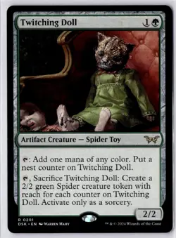 Twitching Doll Duskmourn: House of Horror Regular NM R 0201 - Image 1