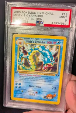 Pokemon Misty's Gyarados 13/132 1st Edition Gym Challenge Holo Rare PSA 9 MINT - Image 3