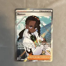 Pokemon Naveen 112/088 Paldea Evolved Full Art Foil Ultra Rare English Trainer - Image 1