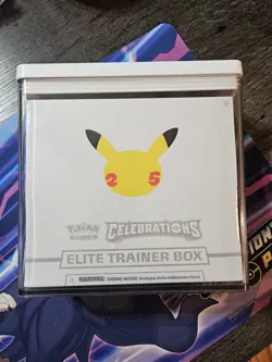Pokemon 25th Anniversary Celebrations Elite Trainer Box ETB Sealed With Case 820650809439 - Image 1