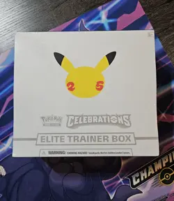 Pokemon 25th Anniversary Celebrations Elite Trainer Box ETB Sealed With Case 820650809439 - Image 2
