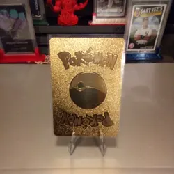 CHARIZARD V Gold Foil Fan Art ULTRA RARE POKEMON NM - Image 2
