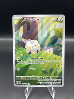 Pokemon Togedemaru 104/094 Phantasmal Flames Illustration Rare NM - Image 1