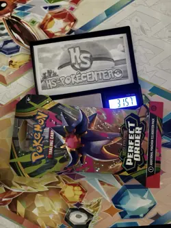 VERY HEAVY! 31.57g Pokemon TCG Perfect Order Sleeved Booster Pack Factory Sealed - Image 1