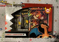 Pokemon Celebrations Lance's Charizard V Box 25th Anniversary English - Sealed - Image 1