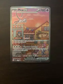 Pokemon TCG 151 Mew EX Black Star Promo SVP 053 - Image 1