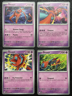 Complete Set of Deoxys Formes - Pokemon TCG: Chaos Rising - English NM - Image 1