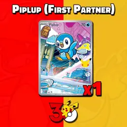 Pokemon TCG Piplup 042 Promo Holo - Image 1