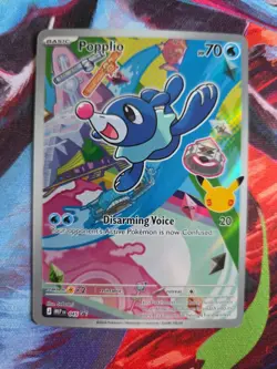 Popplio 045 Me: Mega Evolution Promo Holo Illustration First Partner Pokemon - Image 1