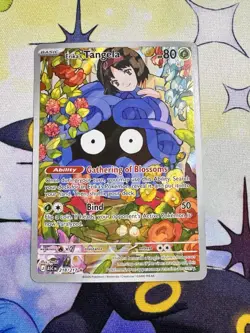 Pokemon TCG Erika’s Tangela 218/217 Ascended Heroes Illustration Rare - Image 1