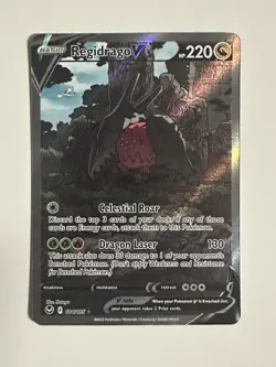 Pokemon TCG Regidrago V Silver Tempest 184/195 Holo Ultra Rare - Image 1