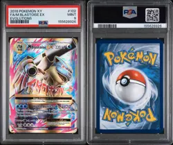 2016 POKEMON XY EVOLUTIONS #102 FA/M BLASTOISE EX PSA 9 - Image 1