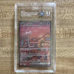 Mew EX 053 Scarlet & Violet Promo Holo TAG 8.5 Pokemon TCG 2023 Basic Psychic - Image 1