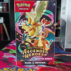 Pokemon Mega Evolution Ascended Heroes Booster Bundle 6 Packs. - Image 1