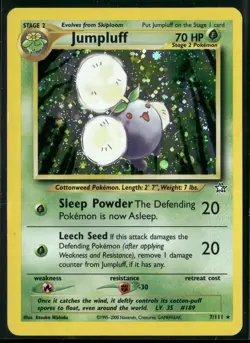 2000 Pokemon Neo Genesis Jumpluff 7/111 Holo Rare NM - Image 1