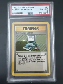 1999 Pokemon Game Computer Search Nm-Mt 8 - Image 1