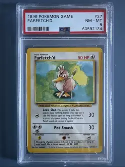 1999 Pokemon Game Farfetch’d Nm-Mt 8 - Image 1