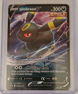 The Pokemon Company Umbreon V SWSH203 Sword & Shield Promo Single Strike Holo 2… - Image 1