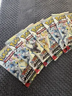 13 - Pokemon TCG Prismatic Evolutions Booster Packs Random Art - SEALED Lot - Image 3