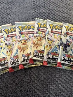 13 - Pokemon TCG Prismatic Evolutions Booster Packs Random Art - SEALED Lot - Image 4