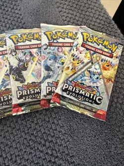 13 - Pokemon TCG Prismatic Evolutions Booster Packs Random Art - SEALED Lot - Image 5
