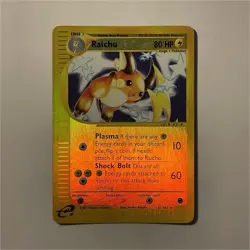 Pokemon Raichu Expedition Reverse Holo Rare 061/165 80 HP English Stage 1 - Image 1