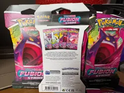 X6 Pokemon TCG Fusion Strike Sleeved Booster Packs - Image 3